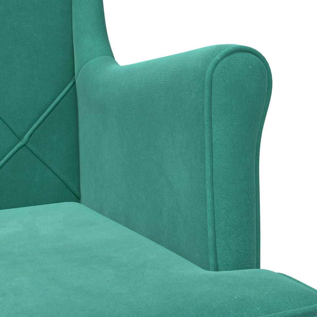 Armchair Turquoise Velvet