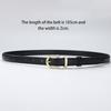 Luxury Designer Women Belt Genuine Leather Female  Metal Belt Buckle Waistband 3 Colors High Quality Trend Belt Lady