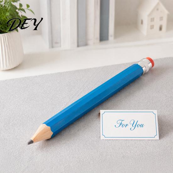 Wooden Pencil Giant Pencil, Extra Large Wood Novelty Prop, Smooth Writing Stationery Prop Stationery, for Carpentry And Party Favors Palm Sized