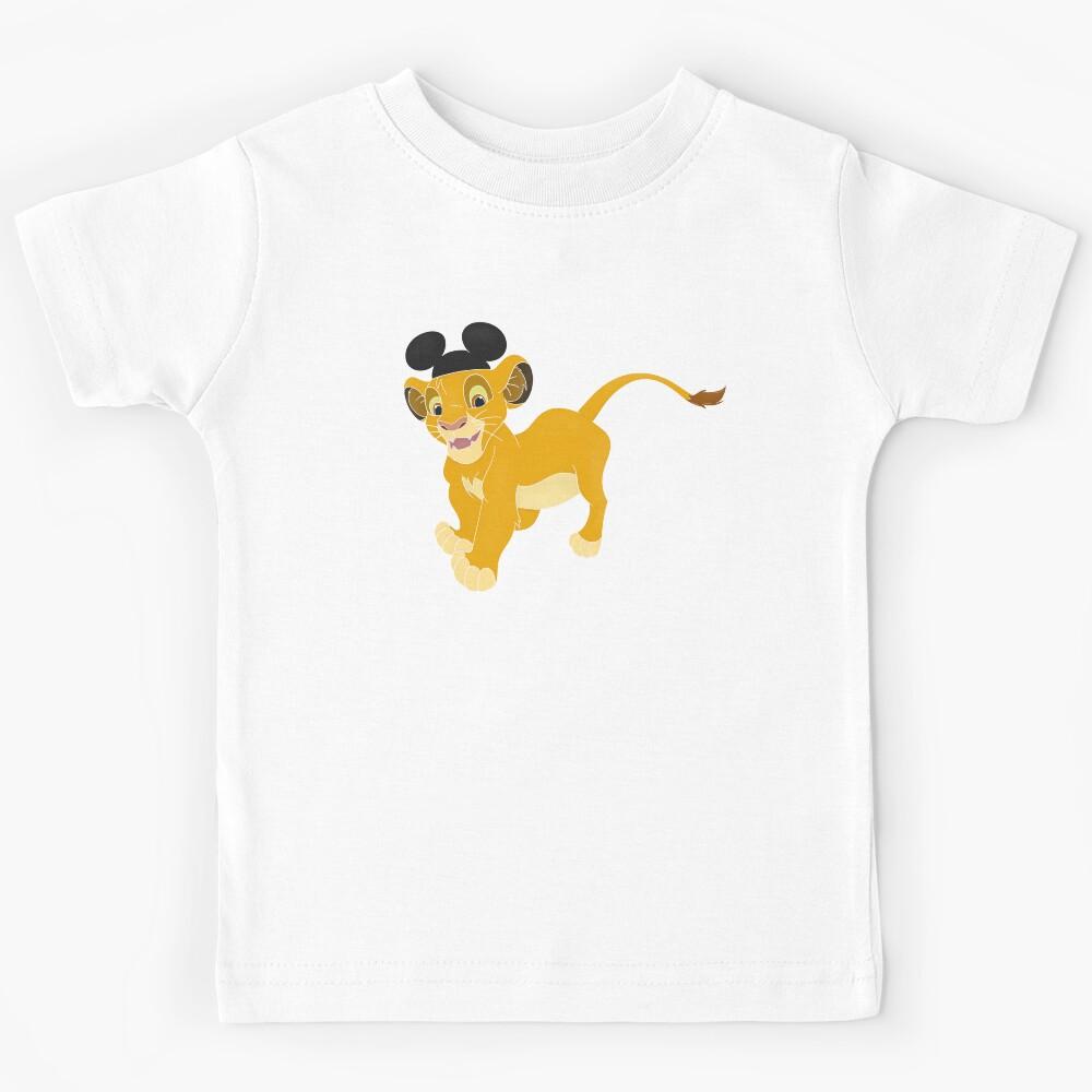 Simba With Mickey Ears Kids T-Shirt 120