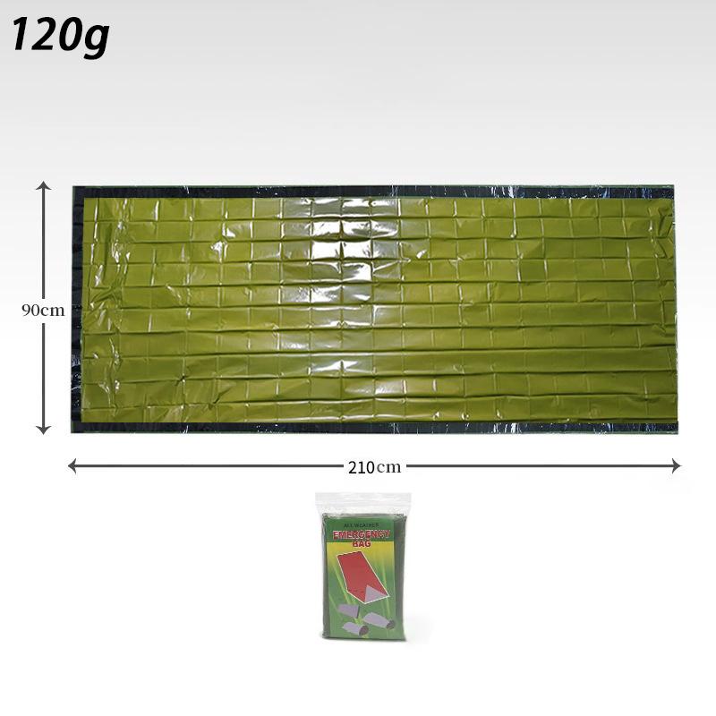 Outdoor Pe Aluminum Foil Emergency Sleeping Bag Simple Cold Proof Disaster Relief Emergency Warm Bag Raincoat Tent Storage