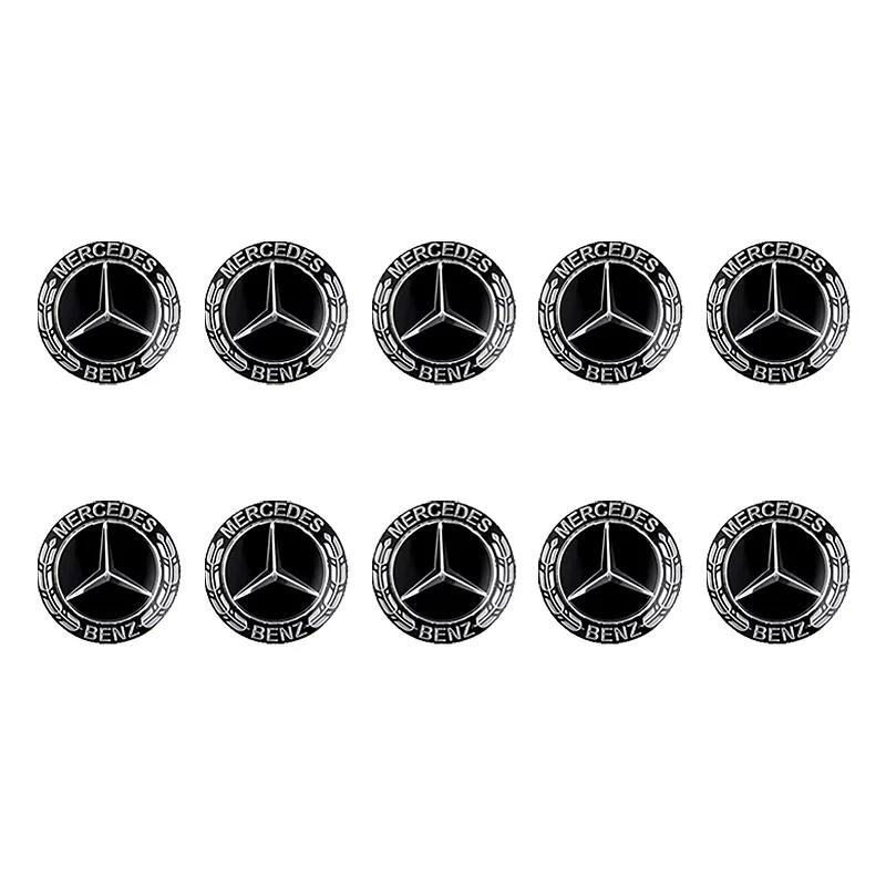Autocollant emblème de voiture tendance 2025, logo de clé de commande, décoration pour Mercedes-Benz AMG W204 W203 W205 W206 W108 W211 W212 W220