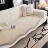 Sofa Covers Super Soft Plush Sectional Couch Fuzzy Furry Non Slip Sofa Slipcover Furniture Protec Irregularity Cushion Carpet