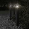 Vidaxl Zewnętrzna Lampa Stojąca Z Czujnikiem, Czarna, 80 Cm, Aluminium