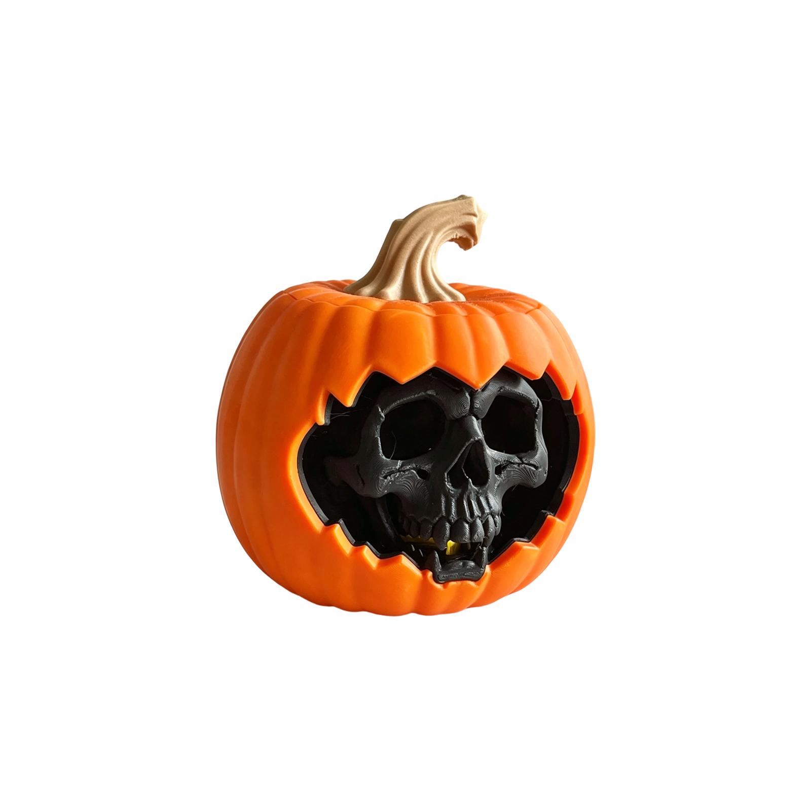 

Halloween Candy Jar Pumpkin Skull Design Decorative Container for Party Use Durable Plastic Material Suitable for Indoor and Outdoor Display One Size чорний