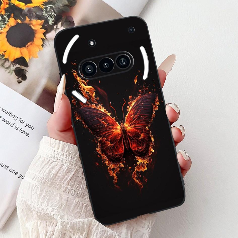 For Nothing Phone 3A 2025 Case A059 Fashion Flower Cats Cartoon Silicone Soft Shockproof Cover For Nothing Phone3A 3A Pro Bumper