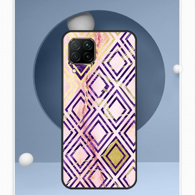 Marble Geometric For Huawei P30 P60 Pro P20 P40 Lite Nova 9 10 SE 12s 12i 11i 8i Y91 Y60 Y70 Y72 Y90 Y61 Case