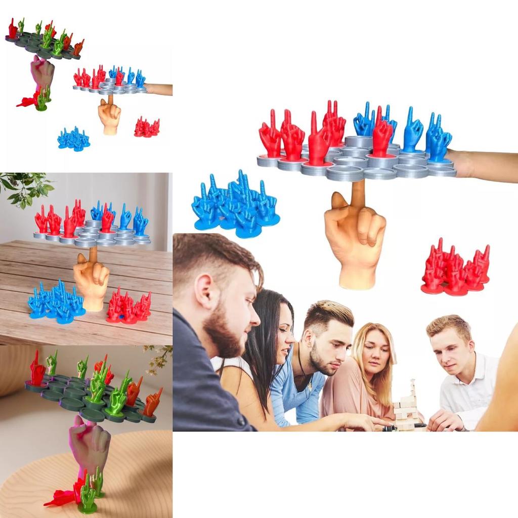 Creative Middle Finger Balancing Gameq Skill Development Game Ideal For Parties
