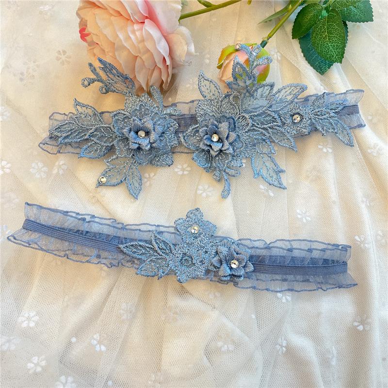 Sexy Lace Leg Ring for Women Lingerie Lace Garter Belt Leg Loop Wedding Garters Bridal Cosplay Fashion Elastic Thigh Ring