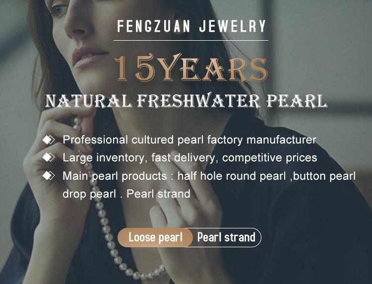 18inch/20inch Baroque Freshwater Sweater Chain Pearl Necklace with 925 Silver Buttons White Color Pearl for Party