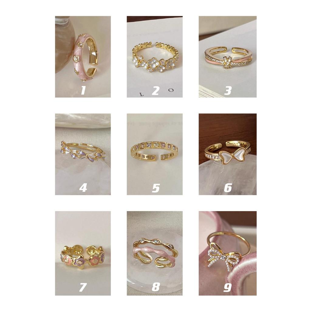 2025 Women's Elegant Niche Flower Bow Party Ring