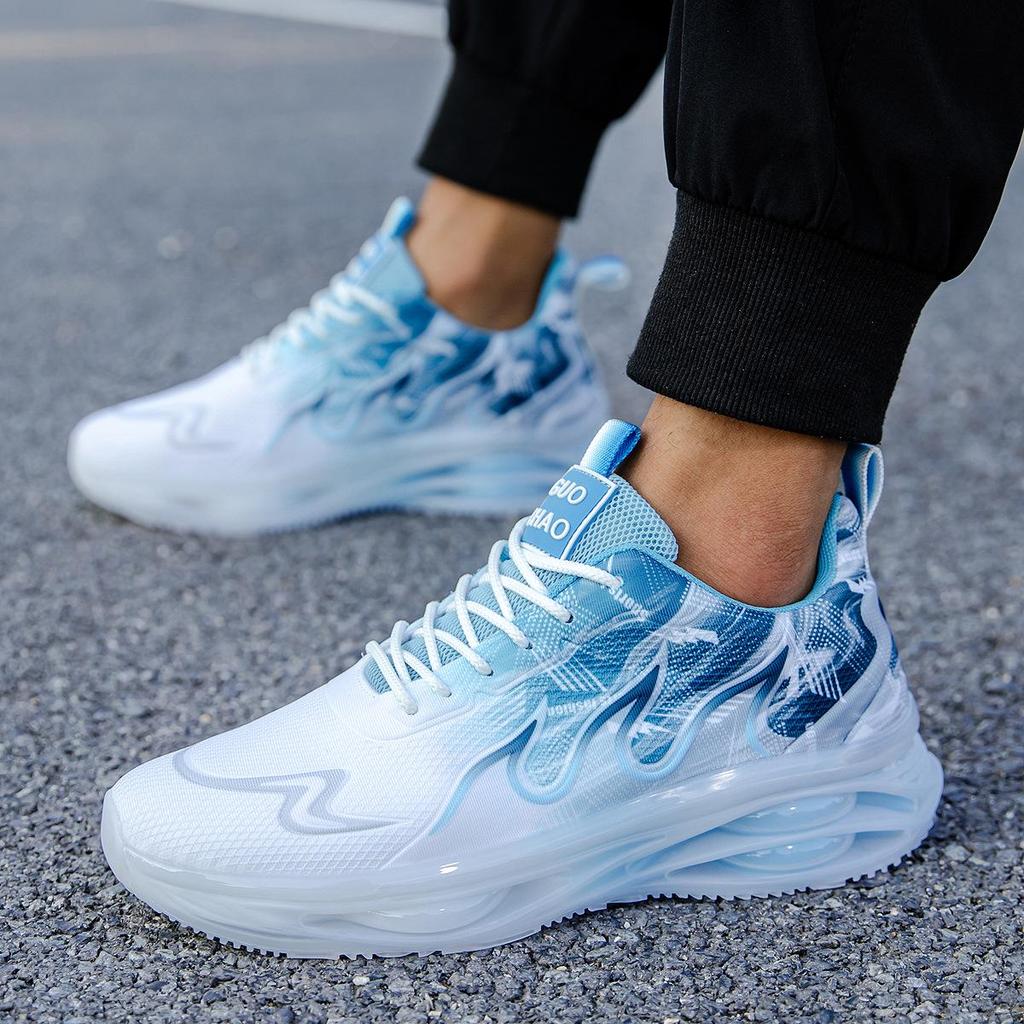 Putian Men's Breathable Summer Sports Running Shoes - 2025 Shock Absorption Mesh, Durable and Stylish for Youth.