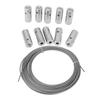 Wire Trellis for Climbing Plants Outdoor Stainless Steel Fastener Green Wall Trellis Kit Cross
