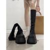 Spice Girl Small Thick-soled Boots Women's 2025 Summer New Knee-length Heightened and Slimming Knight Boots