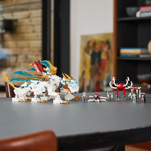 LEGO Ninjago Zen's Ice Dragon Hračka Dárek k narozeninám Blok Vánoce Kluci Dívky Děti 10 let 11 let 12 let Základní škola Studen