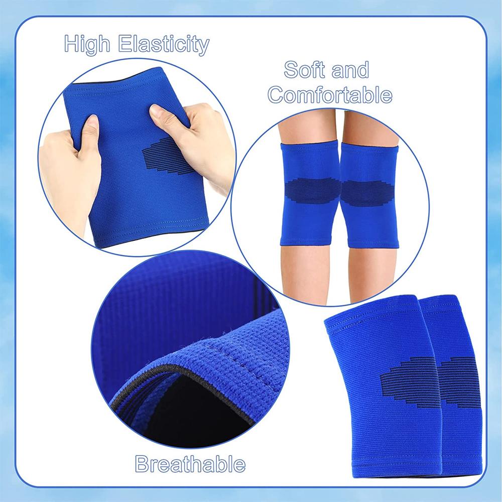 Kids Knee Compression Sleeve Support Brace For Basketball Volleyball Sports Gymnastics Child Knee Pads