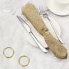 10Pcs Stainless Steel Round Napkin Ring Minimalist Style Decorative Napkin Holder Gold Metal Napkin Ring Christmas Parties