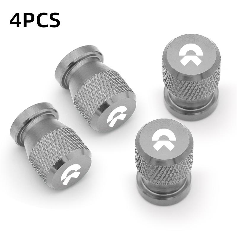 Car Wheel Tire Valve Caps, Tyre Stem Covers, Waterproof, For NIO EC6 ES6 ES7 ES8 ET7 ET5 ET9 2023 2024, 4Pcs Car Accessories
