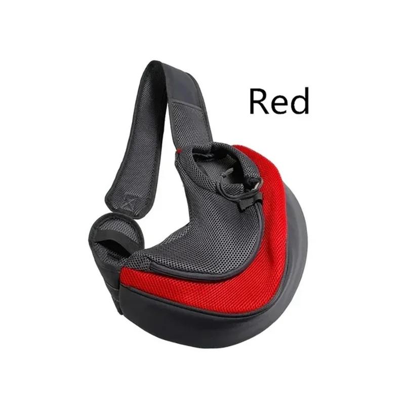 

S/L Outdoor Travel Dog Carrier Bag - Mesh Oxford Shoulder Tote for Puppies like Yorkies & Chihuahuas Less than 2.5kg