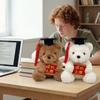 Cute Graduation Bear Plush Toy Soft Stuffed Dr Bear Plush Doll  Backpack Accessory