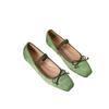 Retro French Mary Jane Shoes - Women's 2026 Summer Bows, Soft Sole, Flat Bottom, Shallow Mouth