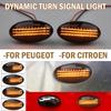 2Pcs Car LED Side Marker Light Turn Signal Light Side Blinker Lamp for Peugeot 307 206 407 107 for Citroen C1 C2 C3Turn Signal 2