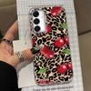 Růžový leopardí vzor dámský kryt na telefon pro Samsung Galaxy A55 A07 A17 A56 A36 A26 A16 A53 A06 A14 A24 A34 A54 A15 A25 A35 A12