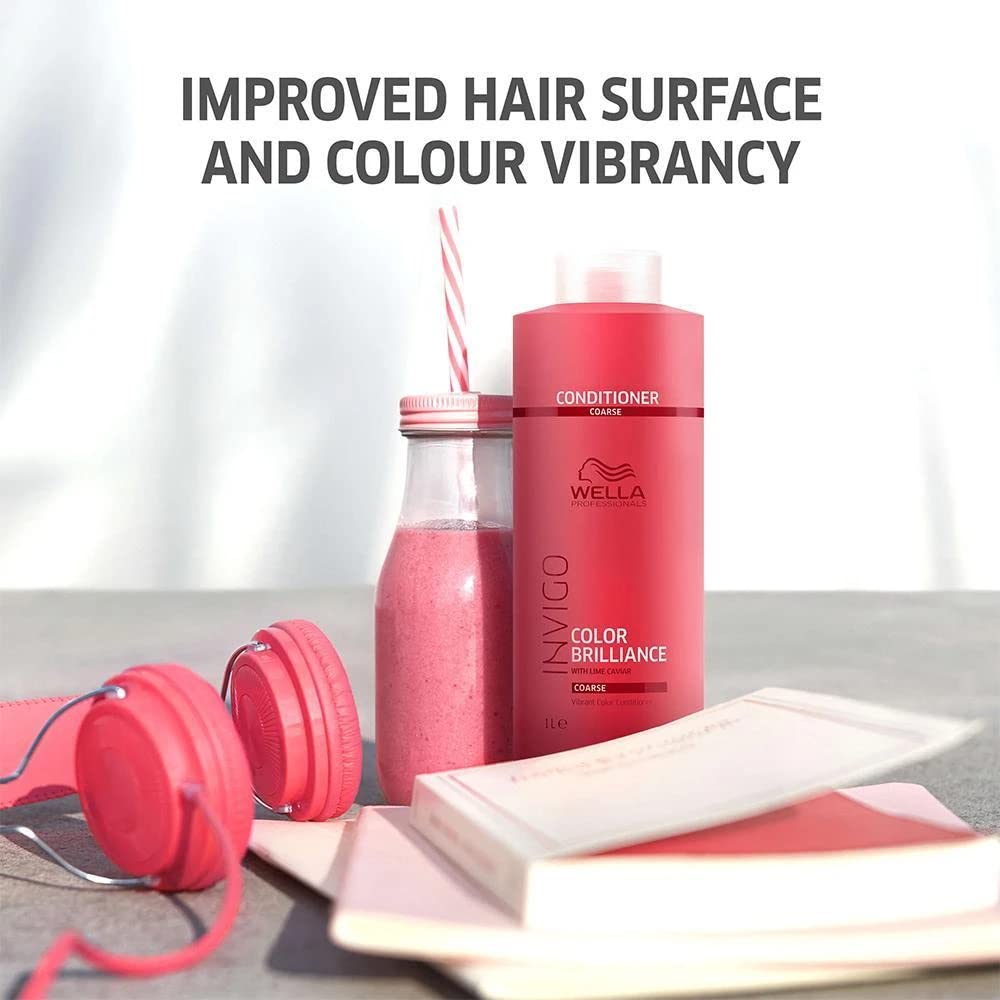 INVIGO Wella Professional Invigo Color Brilliance Lebendiger Farb-Conditioner 1000ml Behandlung 1,0 Liter (x 1)