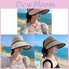 Sun Protective Large Brim Hat For Women With Adjustable Fit Outdoor Casual Summer