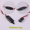 HOPECENTAMASS Gold Plated FUTABA Servo Connector Set with Anti-Loose Buckle
