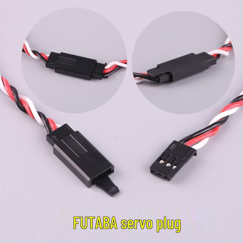 HOPECENTAMASS Gold Plated FUTABA Servo Connector Set with Anti-Loose Buckle