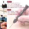 Saipor Stainless Steel Pin Hand Small Hole Drilling Manual Micro Drill Bit Precision DIY Includes 10 Twist Drill Bits Vise, Drill, Tool, Set, Tool,