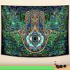 Lucky Hand Home Decoration Tapestry Wall Hanging Mandala Witchcraft Tapestry Yoga Mat Bohemian Upholstered Sofa Blanket