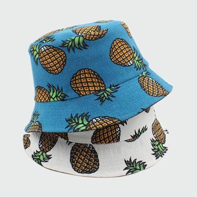 Pánské Dámské Čerstvé Ovoce Rybářská Čepice Třešeň Citron Ananas Banán Tropické Ovoce Kbelík Plážové Cestovní Čepice