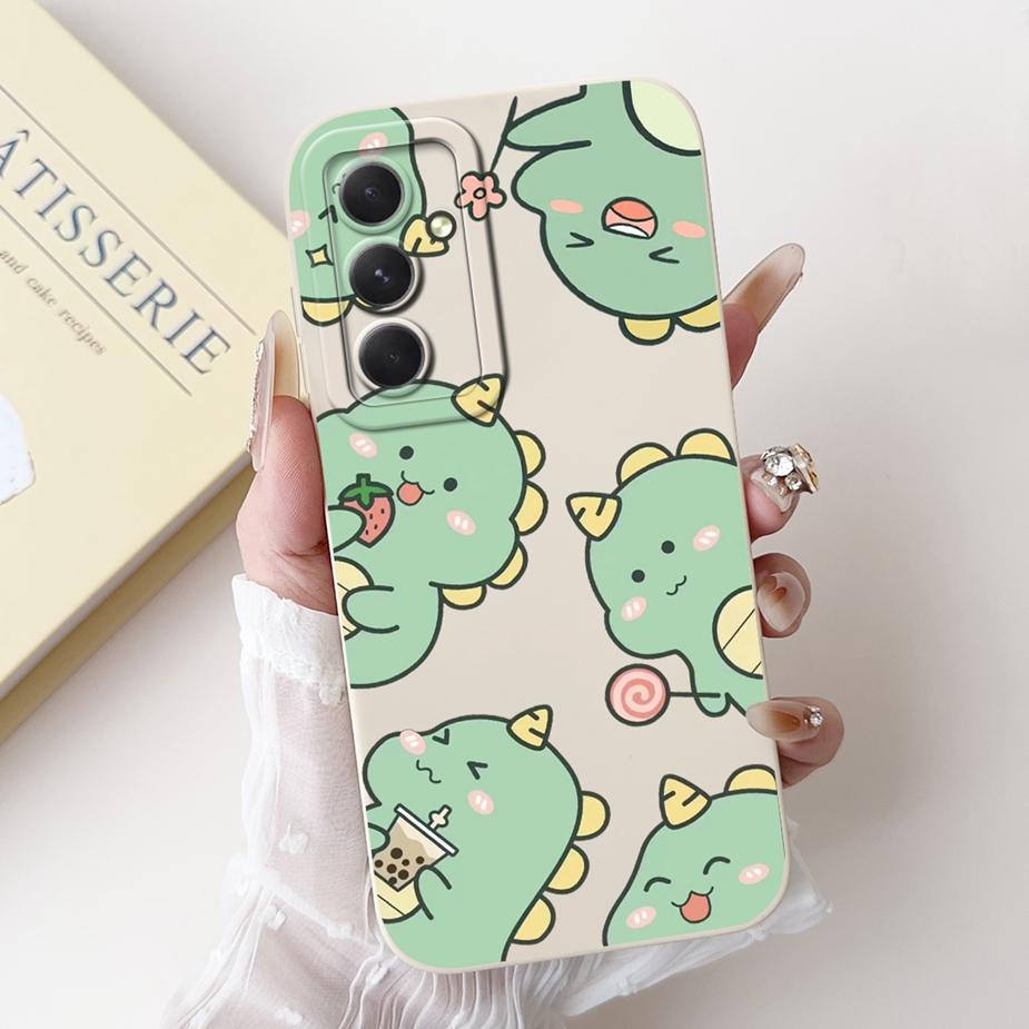 For Samsung Galaxy S24 FE Case SM-S721B Cute Fashion Cartoon Cover Soft TPU Phone Case For Samsung S24 FE S24FE Shell 6.7'' Bags