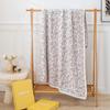 Mokoya Stylish Large Fluffy Summer Blanket, Single Size, Cute Leopard Print, Reversible, Throw Blanket, Knee Blanket, Gift (Gray, 130x180cm)