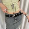 Black Women's Belt Vintage Dress Jeans Belt Versatile Waist Belt  Waist Decoration