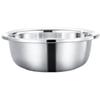 Stainless Steel Basin, Large/Extra-Large: Ideal for Washing Vegetables, Mixing Dough, or Bathing.