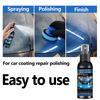 Car Nano Coating Brightening Cars Paint Kit - Professional Auto Polishing Tool, High Gloss Car Paint Scratch Repair Protection