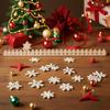 Christmas Countdown Calendar 24 Days Wood Holiday Decorations Christmas Advent Tabletop Ornament for Home Kids and Family