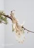 Festive Christmas Peacock Feather Clip Ornament for Home Décor