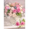 Painting New 5d Diy Diamond Flower Diamond Embroidery Scenery Cross Stitch Crafts Full Round Drill Home Decor Manual Gift