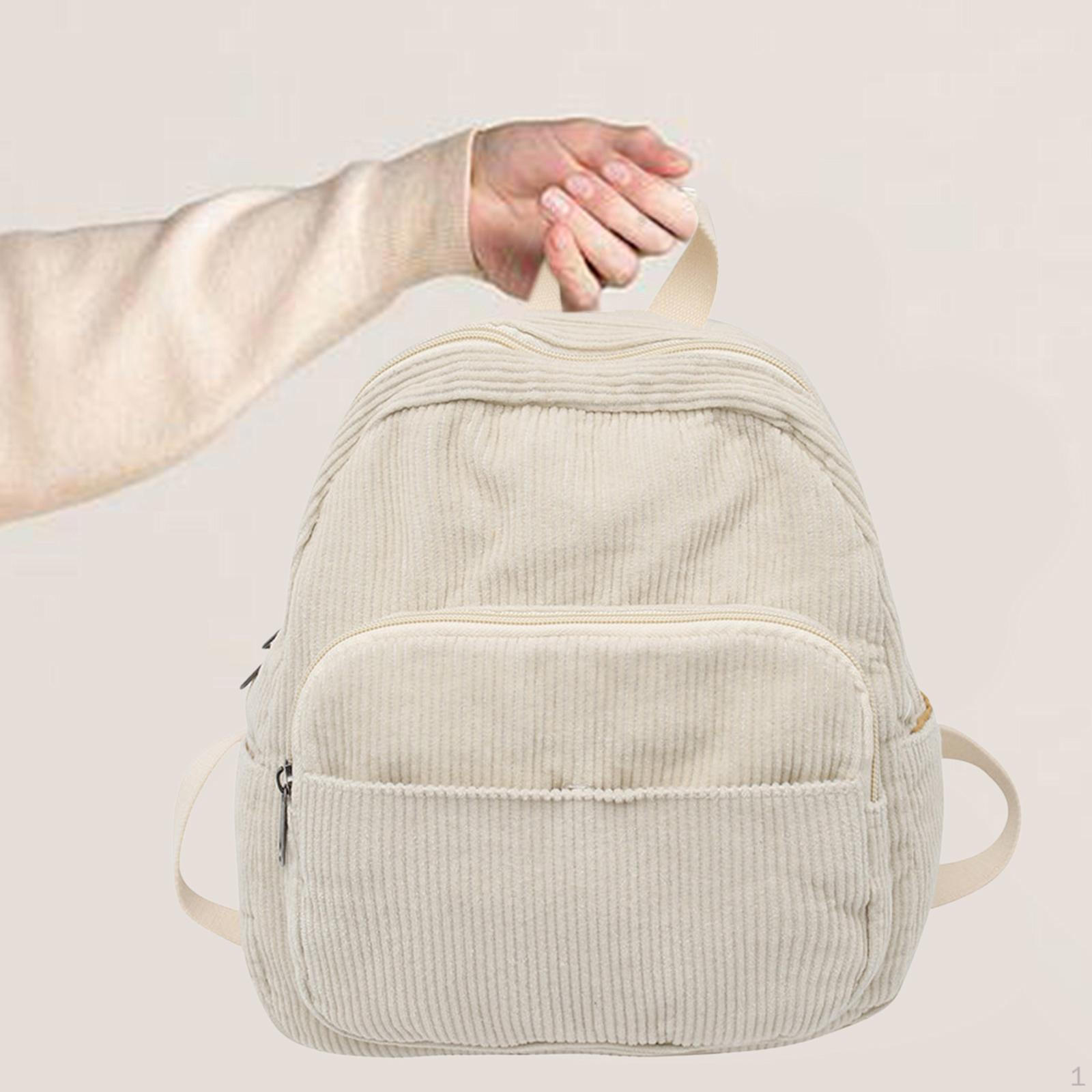 Модный рюкзак для девочек-подростков Вельветовый Портативный Легкий Ежедневный рюкзак Рюкзак 1970₽