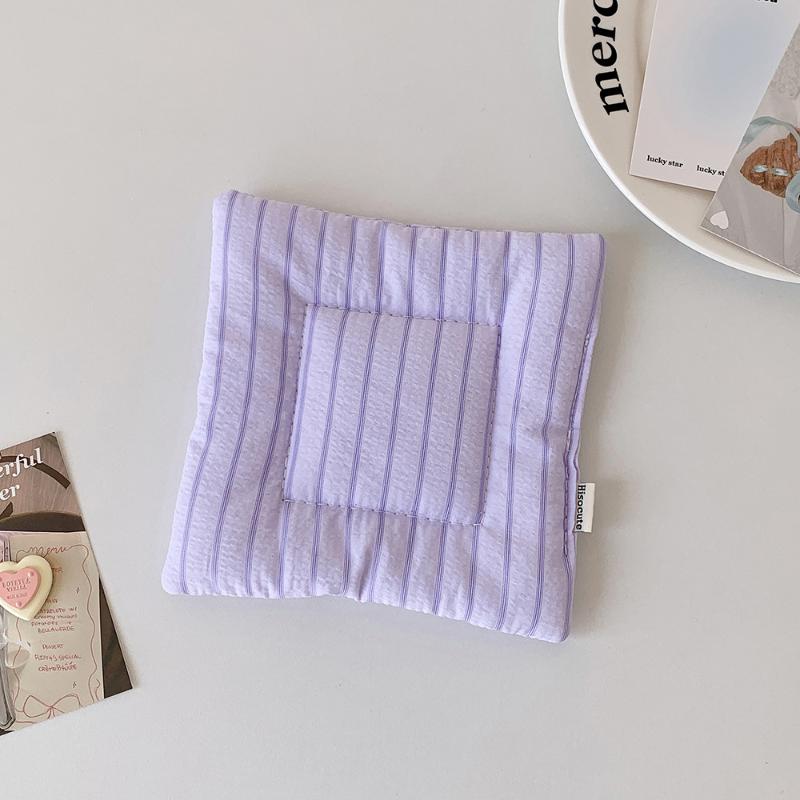 Ins Simple Fabric Coaster Tea Fashion Sweet Cream Color Insulation Pad Desktop Decorative Cup Mat Home Decor Gifts