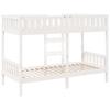 Bunk Bed White 90 x 190 cm Solid Pine Wood