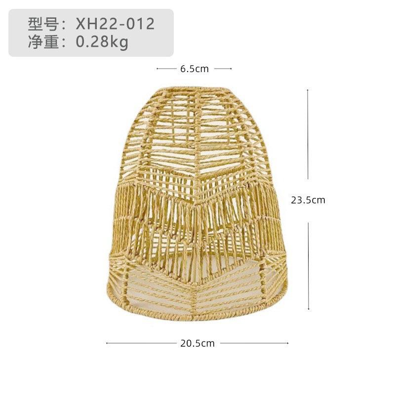 Papierseil-Kronleuchter Neuer chinesischer Imitation-Rattan-Lampenschirm B&B-Restaurant Hot-Pot-Shop Kreative DIY-Beleuchtung Web-Beleuchtung Dekoration