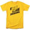 The Shining Shining Poster T-Shirt Lizenziert Horrorfilm Retro Klassiker Gelb