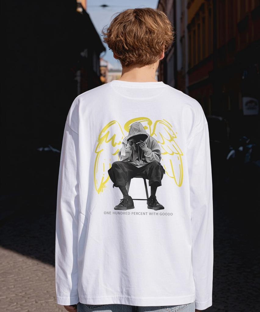 OHP Ohpxgoodd4 B Angel Basic Long Sleeve T-Shirt