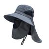 Unisex Outdoor UV Protection Sun Hat Fishing Cap Breathable Tourism Wide Brim
