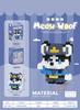 Animals Adults Cat Particle Micro Building Blocks Dog Bricks Construction Set Toys For Children Girl 6 Year Old Games Child Gift
